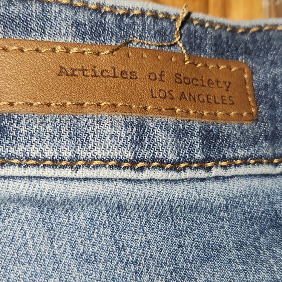 Articles of Society Women's Skinny Stretch Denim Jeans Women Mid-Rise Size 30 - Picture 4 of 7
